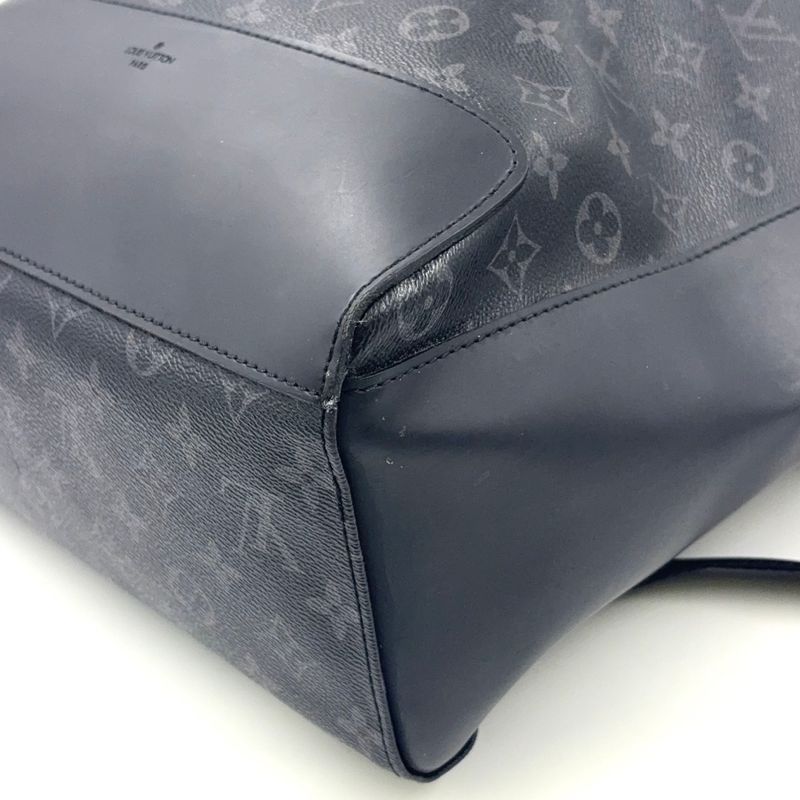 Louis Vuitton Explorer Monogram Eclipse Monogram Eclipse Leather ×pvc Black