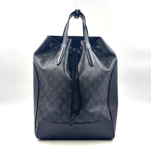 Louis Vuitton Explorer Monogram Eclipse Monogram Eclipse Leather ×pvc Black