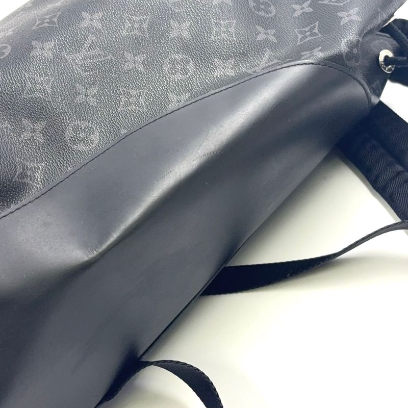 Louis Vuitton Explorer Monogram Eclipse Monogram Eclipse Leather ×pvc Black