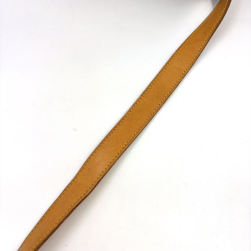 Louis Vuitton Saumur 35 Monogram Leather × PVC Brown Shoulder Bag Gold M42254