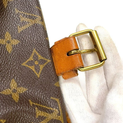 Louis Vuitton Saumur 35 Monogram Leather × PVC Brown Shoulder Bag Gold M42254
