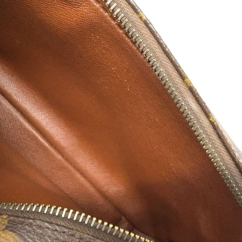 Louis Vuitton Nile Monogram Leather × PVC Brown Shoulder Bag Gold M45244