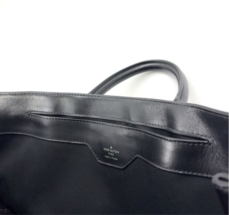 Louis Vuitton Grand Sac Monogram Eclipse Monogram Eclipse Leather ×pvc Black