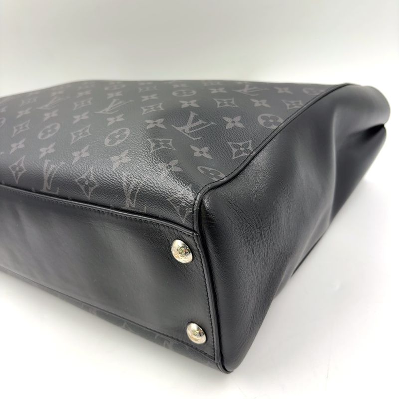 Louis Vuitton Grand Sac Monogram Eclipse Monogram Eclipse Leather ×pvc Black