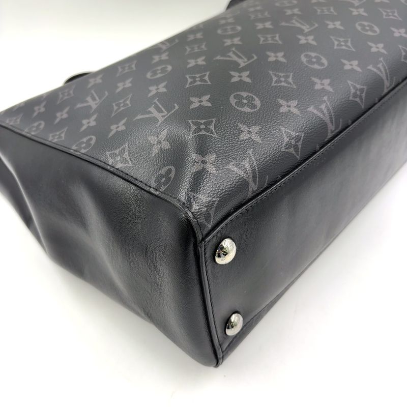 Louis Vuitton Grand Sac Monogram Eclipse Monogram Eclipse Leather ×pvc Black