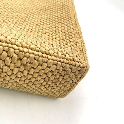 Loewe Standard A4 Shoulder Strap Not Included Leather X Raffia Brown X Beige