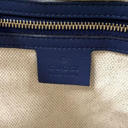 Gucci Soho Interlocking G Shoulder Strap Not Included Enamel Leather Purple