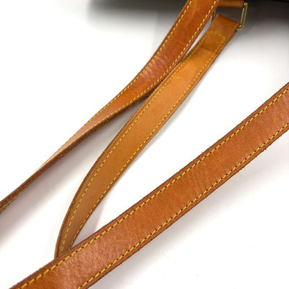 Louis Vuitton Flannery 45 Monogram Leather ×pvc Brown Shoulder Bag Gold M51115