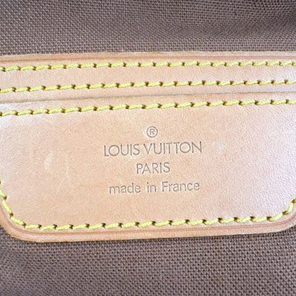 Louis Vuitton Flannery 45 Monogram Leather ×pvc Brown Shoulder Bag Gold M51115