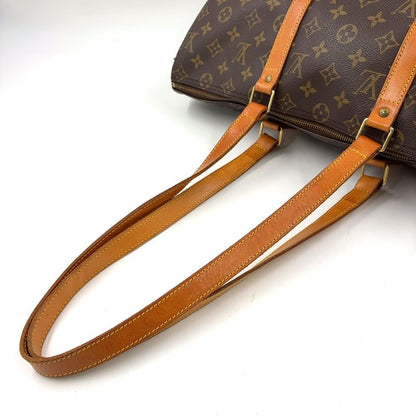 Louis Vuitton Flannery 45 Monogram Leather ×pvc Brown Shoulder Bag Gold M51115