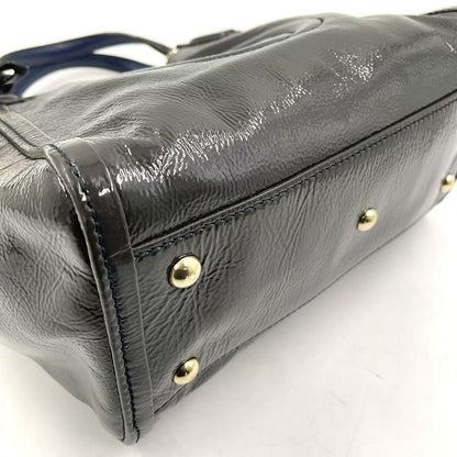 Gucci Soho Interlocking G Shoulder Strap Not Included Enamel Leather Purple