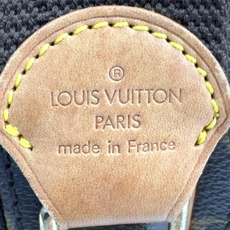 Louis Vuitton Reporter PM Monogram Leather × PVC Brown Shoulder Bag Gold M45254