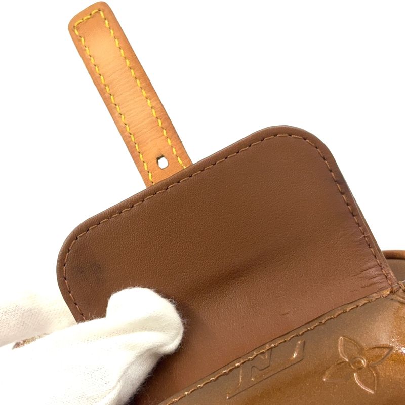 Louis Vuitton Christie PM Monogram Vernis Monogram Vernis Leather Bronze