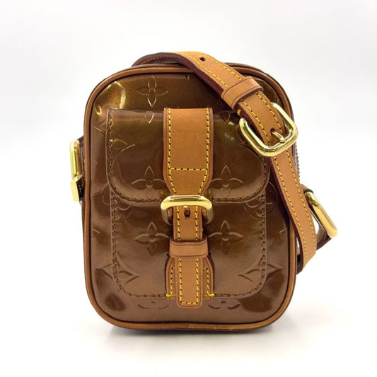 Louis Vuitton Christie PM Monogram Vernis Monogram Vernis Leather Bronze