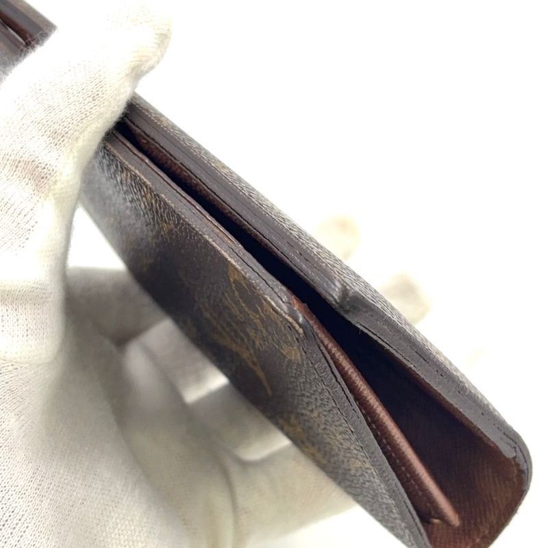 Louis Vuitton Portefeuille Brother Monogram PVC Brown Bifold Long Wallet Gold