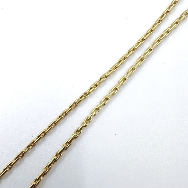 Christian Dior Circle Rhinestone GP Gold X Black Necklace