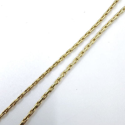 Christian Dior Circle Rhinestone GP Gold X Black Necklace