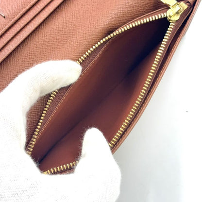 Louis Vuitton Portefeuille Brother Monogram PVC Brown Bifold Long Wallet Gold