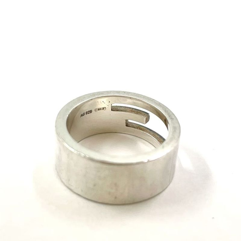 Gucci G Logo Ag925 Silver Ring