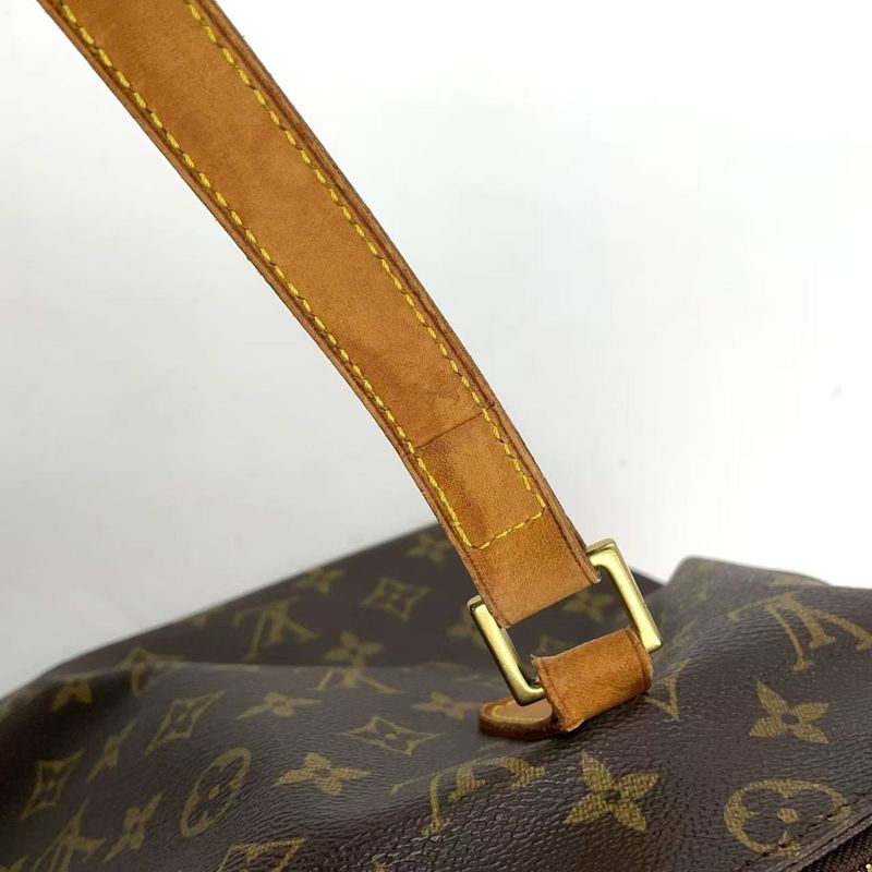 Louis Vuitton Cabas Piano Monogram Leather X PVC Brown Tote Bag Gold M51148