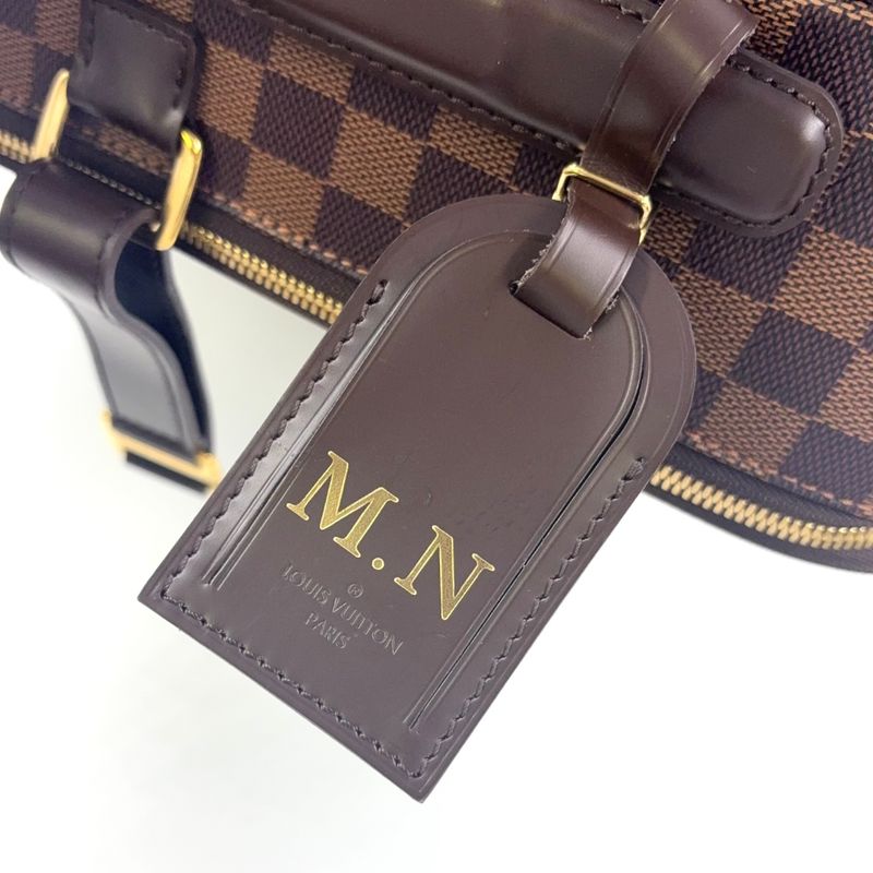 Louis Vuitton Pegus 55 Damier Ebene Damier Ebene All Over Pattern Leather × PVC