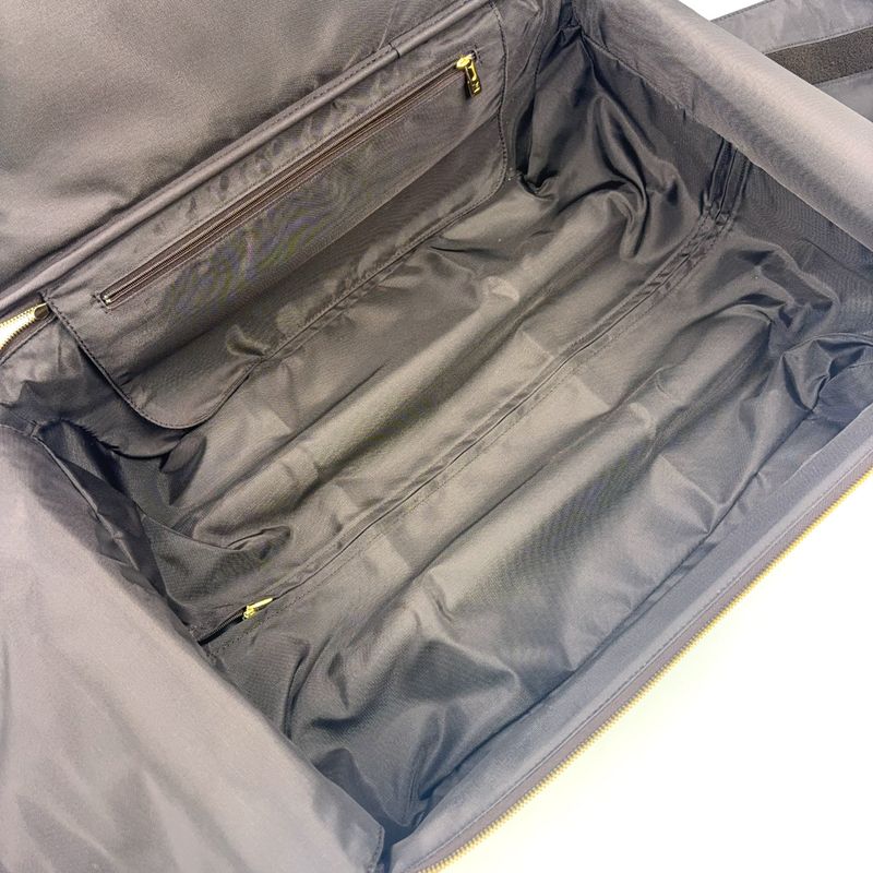 Louis Vuitton Pegus 55 Damier Ebene Damier Ebene All Over Pattern Leather × PVC