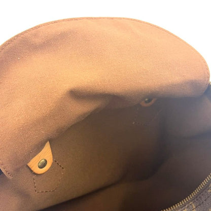 Louis Vuitton Speedy 35 Monogram Leather X PVC Brown Handbag Gold M41524