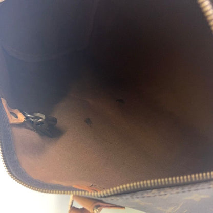 Louis Vuitton Speedy 35 Monogram Leather X PVC Brown Handbag Gold M41524