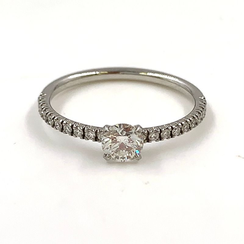 Cartier Etincel De Pt950×diamond Silver Ring N4744247