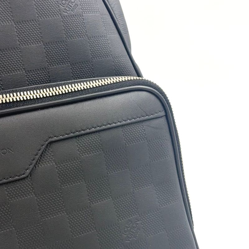 Louis Vuitton Damier Infini Backpack Sac RFID Compatible Leather Black Backpack