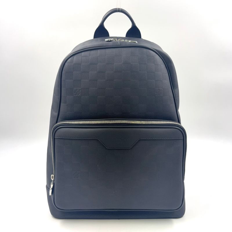 Louis Vuitton Damier Infini Backpack Sac RFID Compatible Leather Black Backpack