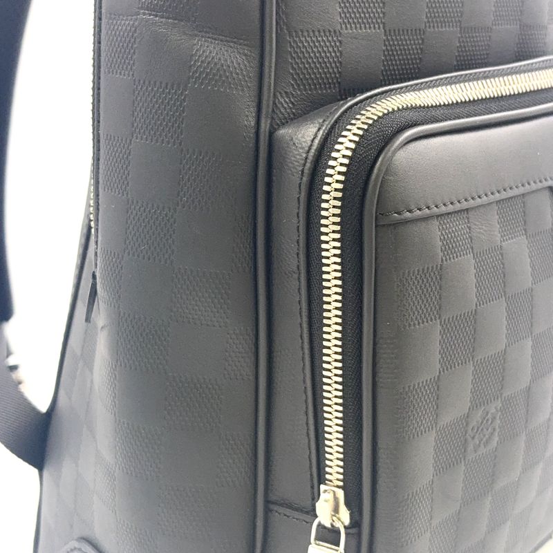 Louis Vuitton Damier Infini Backpack Sac RFID Compatible Leather Black Backpack