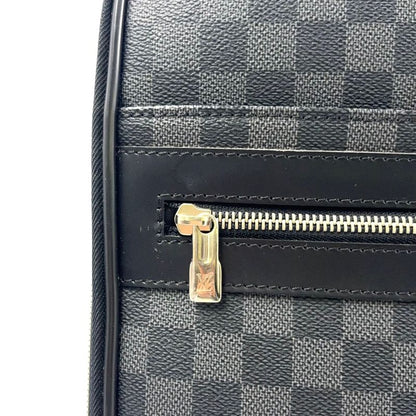 Louis Vuitton Pegase 55 Damier Graphite Damier Graphite Initial Leather ×PVC