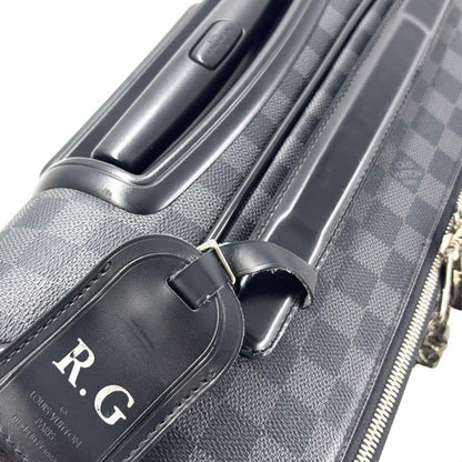 Louis Vuitton Pegase 55 Damier Graphite Damier Graphite Initial Leather ×PVC