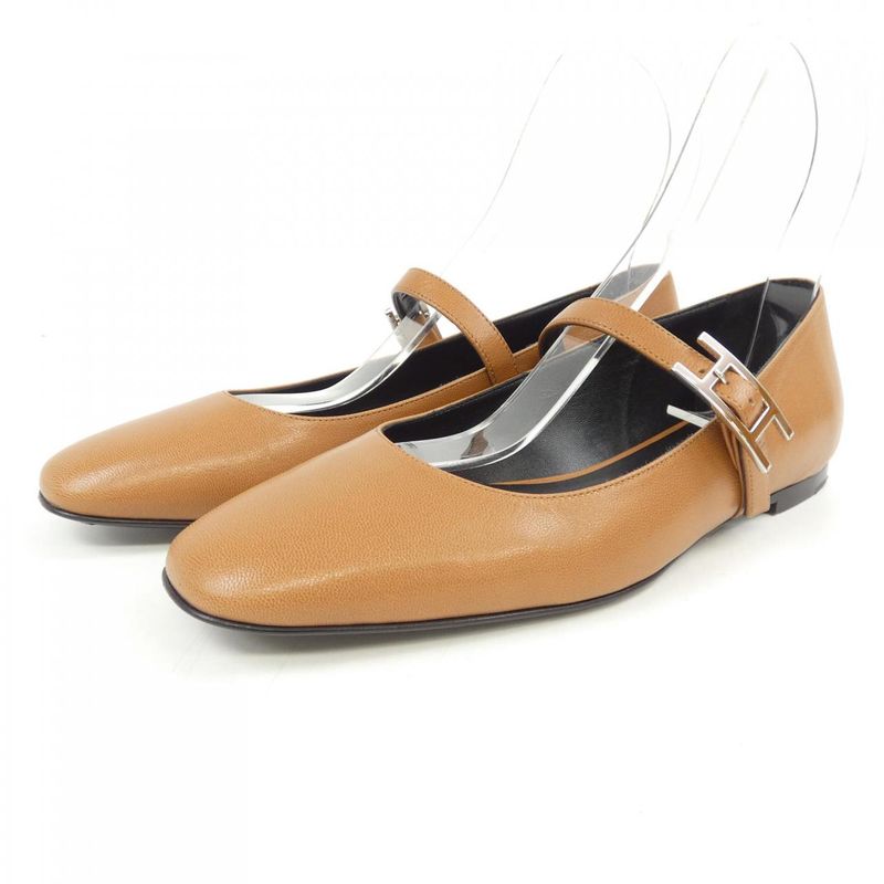 Hermes Jane Api Buckle 242047z Flat Shoes