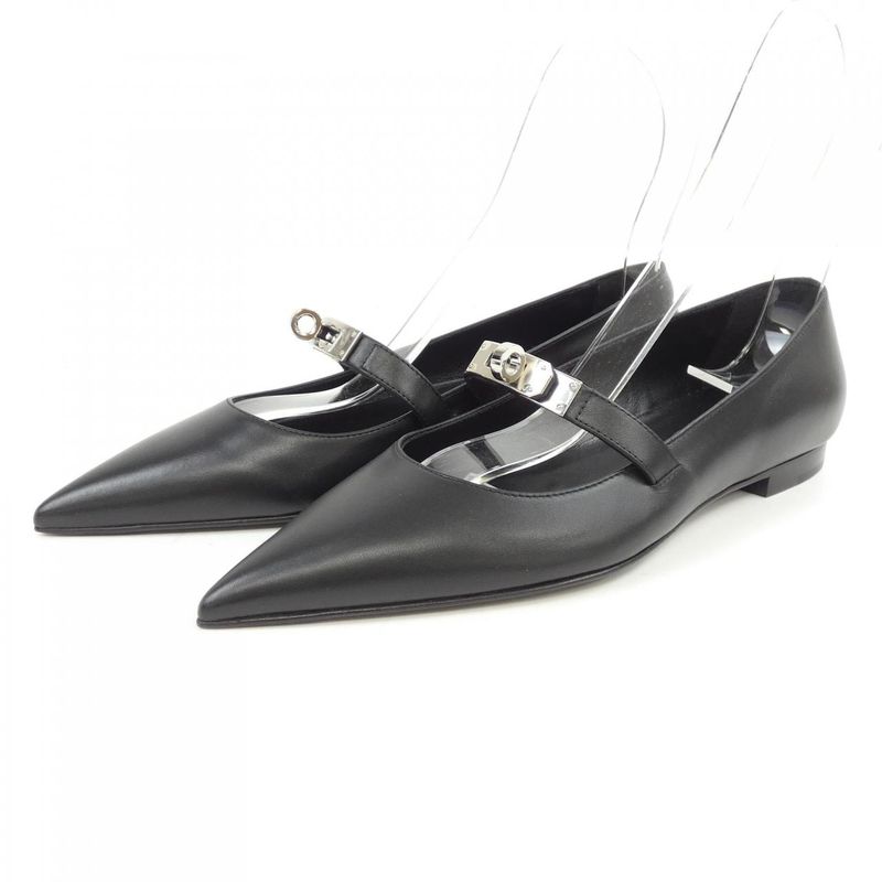 Hermes Kelly Buckle 251002z Flat Shoes