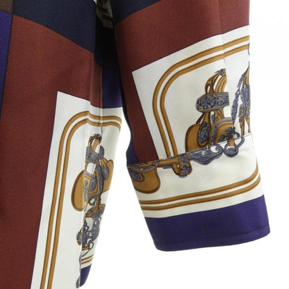 Vintage Hermes Brides DE GALA Twill Reine Shirt