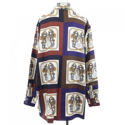 Vintage Hermes Brides DE GALA Twill Reine Shirt