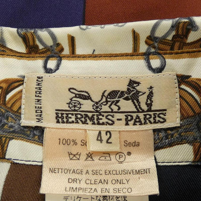Vintage Hermes Brides DE GALA Twill Reine Shirt