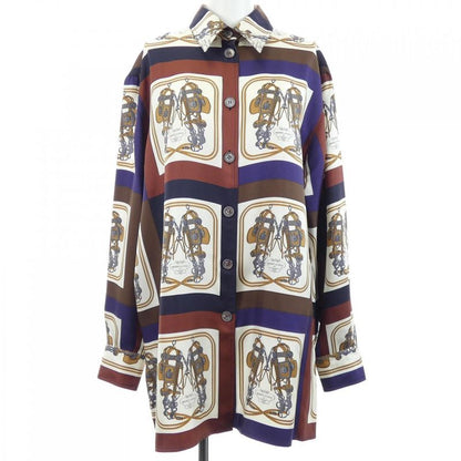 Vintage Hermes Brides DE GALA Twill Reine Shirt