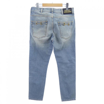 Gucci Horsebit Tapered Denim 681289 Xdbq5 Jeans