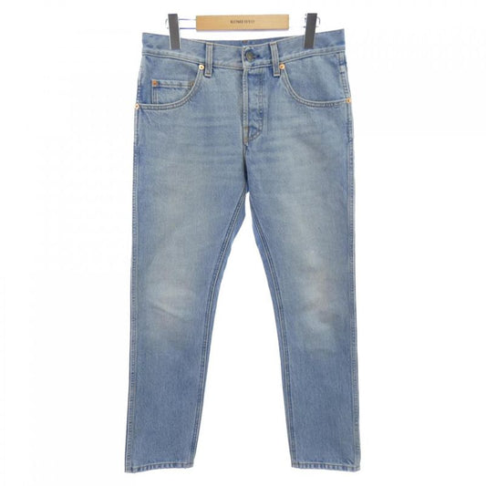 Gucci Horsebit Tapered Denim 681289 Xdbq5 Jeans