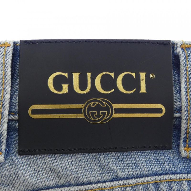 Gucci Horsebit Tapered Denim 681289 Xdbq5 Jeans