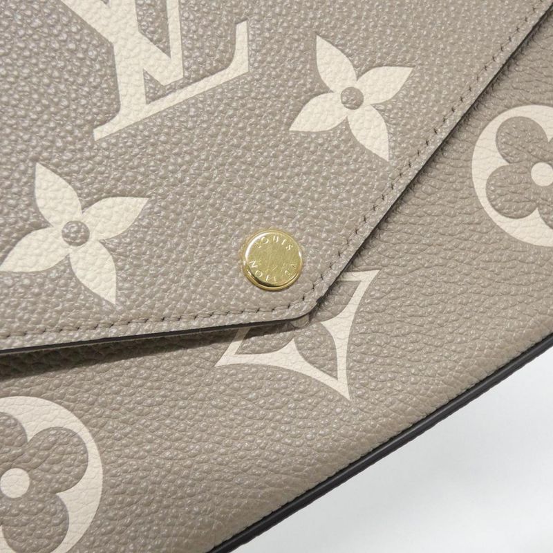 Louis Vuitton Bicolor Monogram Empreinte Pochette Félicie M82610 Shoulder Bag
