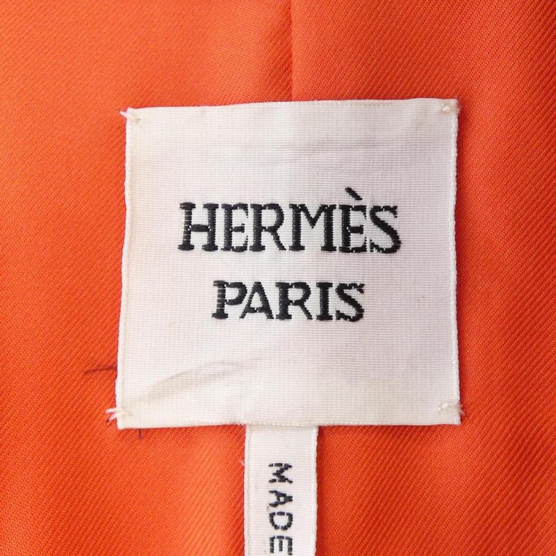 Hermes 46-7003 Leather Jacket