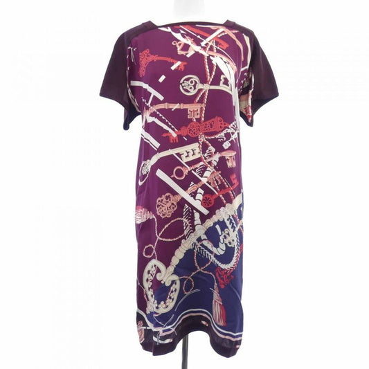 Hermes *86-7726 Twill Reine Dress