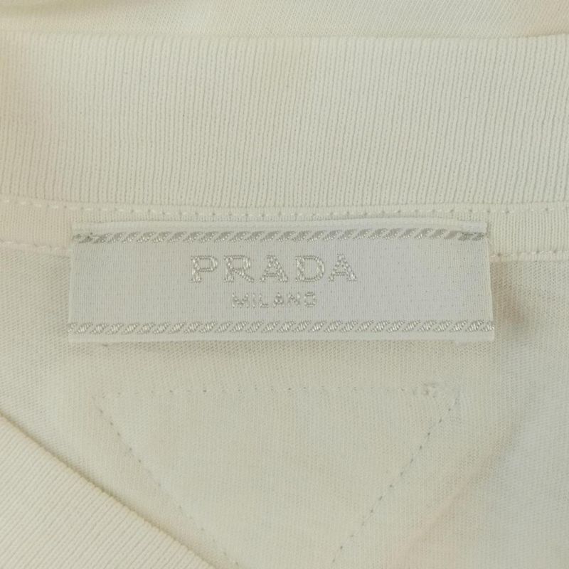 Prada Triangle Logo Ujm493 S181 Ilk T-Shirt