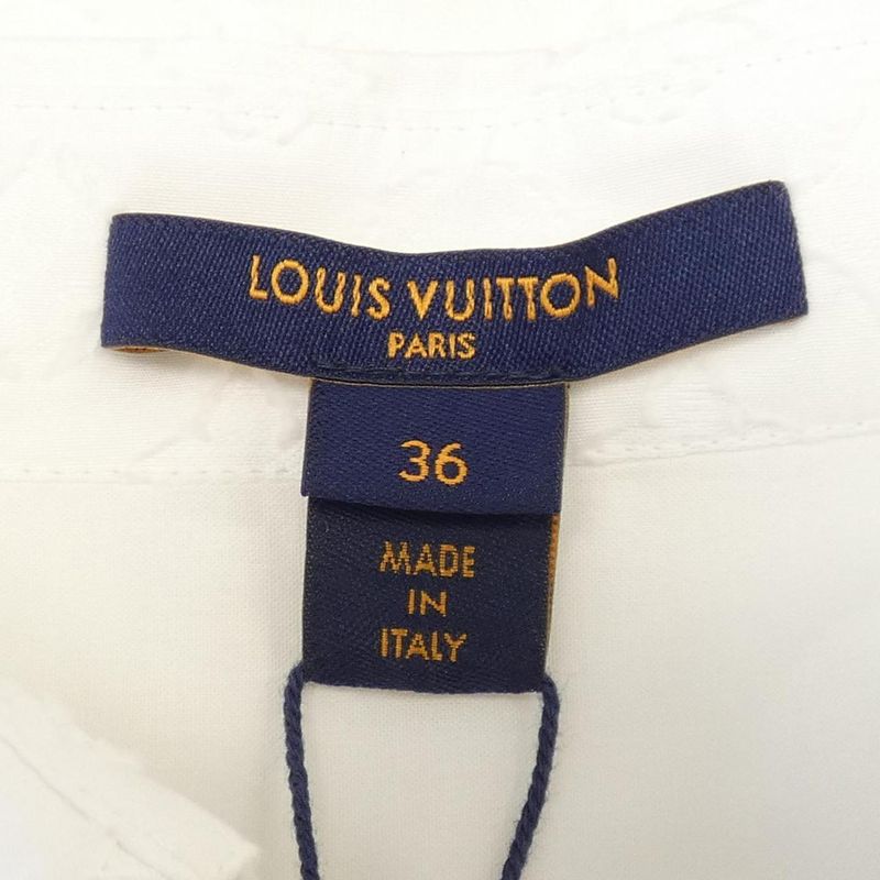 Louis Vuitton Monogram Relief Shirt Dress Fndr06aqv Dress