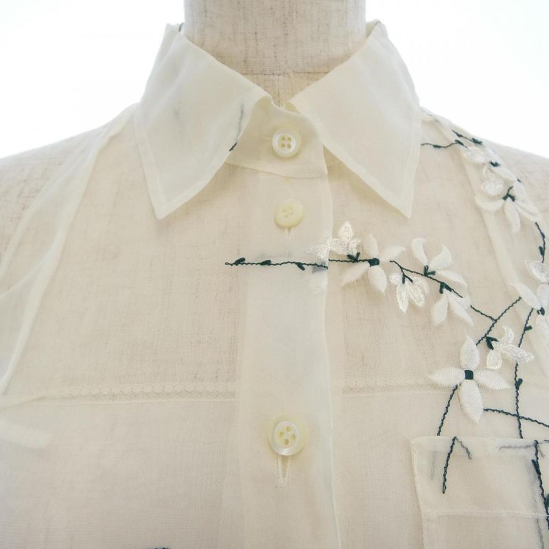 Prada Floral Embroidered Silk Midi Dress P3l88r Sooo 14kf Dress