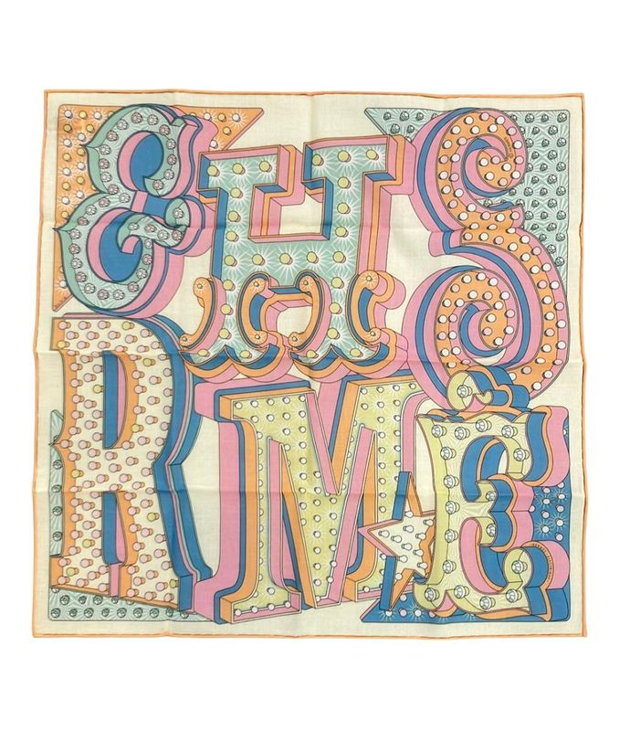 Hermes Handkerchief Carre 45 Gavroche Electric Ladies Hermes